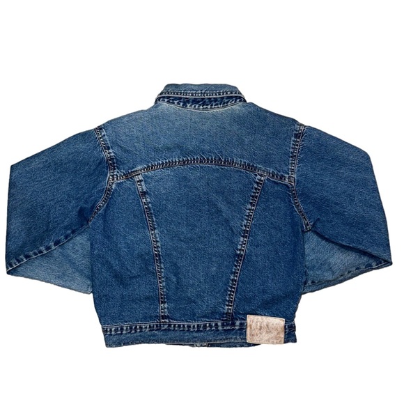 Vintage 90’s Pooh Disney Embroidered Pooh Jean Jacket size Medium✨ - Picture 10 of 14